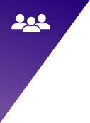Image of group of people with purple background